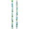 12 Pack: Blue & Green Crackled Glass Round Beads, 8mm by Bead Landing™